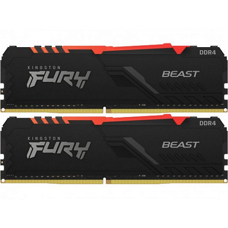 64GB DDR4-3200MHz Kingston FURY Renegade RGB (Kit of 2x32GB) (KF432C16RBAK2/64), CL16-19-19, 1.35V