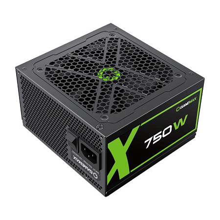 Power Supply ATX 750W GAMEMAX GX-750, 80+ Gold, 120mm, Active PFC, LLC+DC/DC, Temperature control fa Power Supply ATX 750W GAMEMAX GX-750, 80+ Gold, 120mm, Active PFC, LLC+DC/DC, Temperature control fa