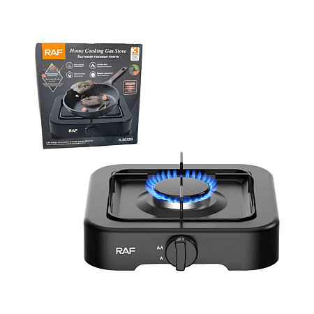 Raf Home Gas Stove R.8032B, Black