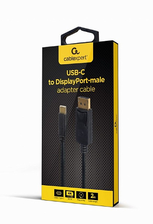 Cable   Type-C to DP 2.0m Cablexper, 4K at 60 Hz, A-CM-DPM-01