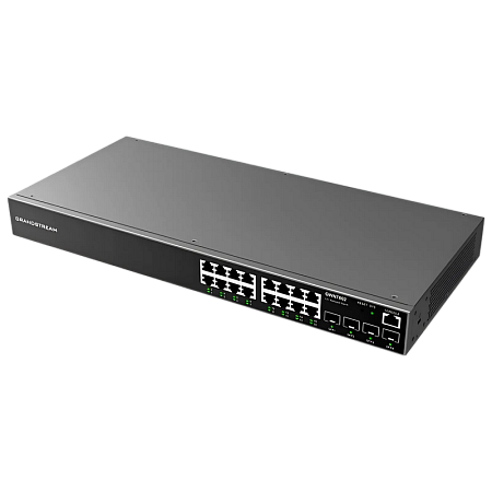 16-port 10/100/1000Mbps Managed Switch Grandstream "GWN7802", 4xSFP expansion slot