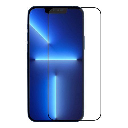 Helmet Diamond Glass 5D Frame iPhone 14 Plus/13 Pro Max, Black Helmet Diamond Glass 5D Frame iPhone 14 Plus/13 Pro Max, Black