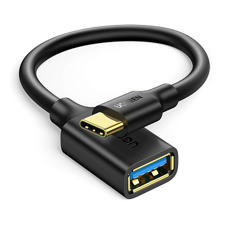 UGREEN Adapter Cable USB-C 3.0 Male to USB-A 3.0 Female, 0.15m | US154, Black