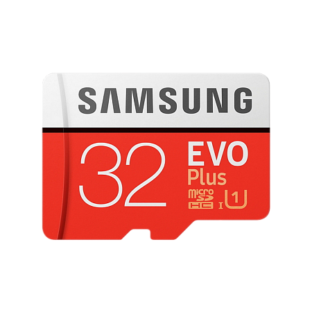 Карта памяти Samsung EVO Plus MicroSD, 32Гб (MB-MC32GA/KR)