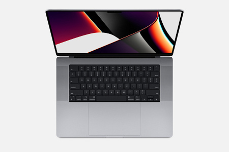 Ноутбук 16,2" Apple MacBook Pro 16 A2485, Космический серый, M1 Max with 10-core CPU and 24-core GPU, 32Гб/2048Гб, macOS Monterey