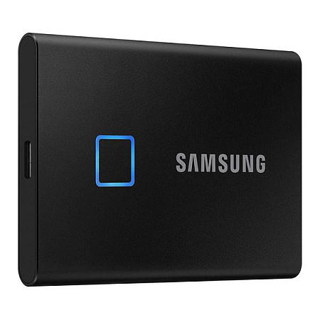 Внешний портативный SSD-накопитель Samsung Portable SSD T7 Touch, 500 GB, Чёрный (MU-PC500K/WW)
