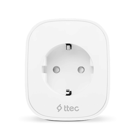 ttec Smart Plug Prizi 16A WiFi with Current Protection, White