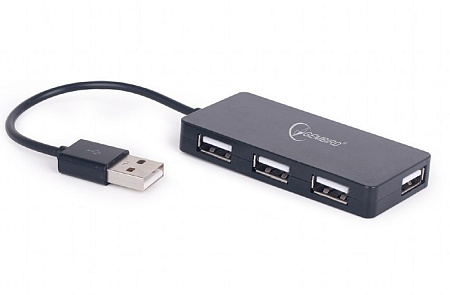 USB 2.0 Hub 4-port Gembird "UHB-U2P4-04", Black
