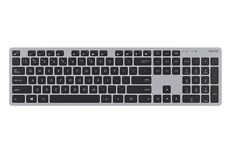 Wireless Keyboard & Mouse Asus W5000, 13 Fn keys, Ultra thin, Metal-like finish, Silent, 800-1600dpi