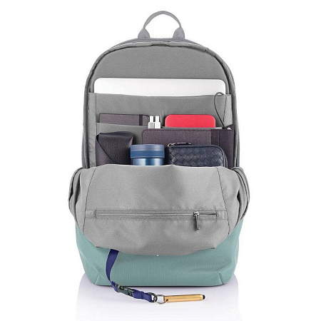 Backpack Bobby Soft, anti-theft, P705.797 for Laptop 15.6" & City Bags, Green Backpack Bobby Soft, anti-theft, P705.797 for Laptop 15.6" & City Bags, Green