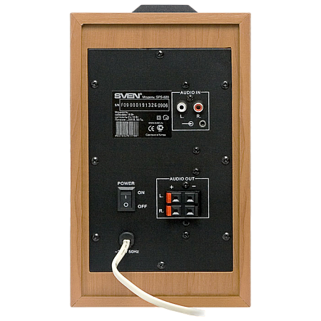 Speakers SVEN "SPS-820" Wooden, 38w / 18w + 2x10w / 2.1 Speakers SVEN "SPS-820" Wooden, 38w / 18w + 2x10w / 2.1