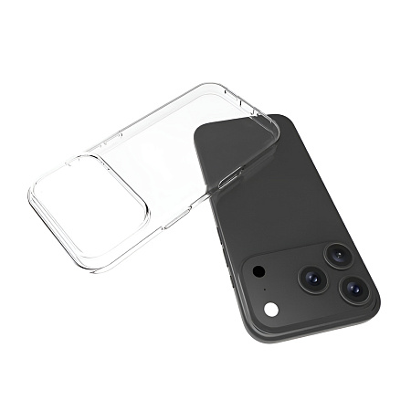 WOO Case Soft TPU iPhone 17 Pro/ iPhone 18 Pro, Clear