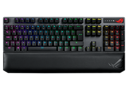 Клавиатура ASUS ROG Strix Scope NX Wireless Deluxe, Беспроводное, Чёрный