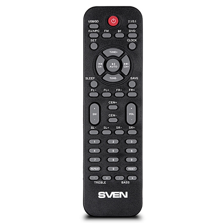 Audio System 5.1 SVEN "HT-201" 80w, USB, SD, FM, Display, RC, Black Audio System 5.1 SVEN "HT-201" 80w, USB, SD, FM, Display, RC, Black