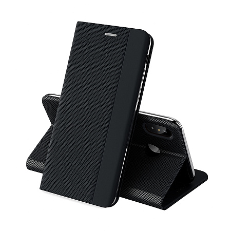 WOO Case Shell Flip Nylon Xiaomi Redmi Note 15 4G, Black