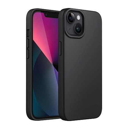 Helmet Case Liquid Silicone iPhone 13, Black