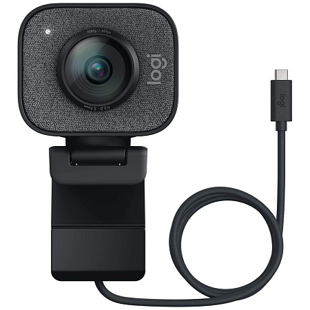 Camera Logitech StreamCam, 1080p/60fps, 3.5 MP, FoV: 78°, Autofocus, Stereo mic, 1.5m, Graphite