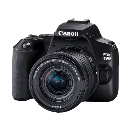 DC Canon EOS 250D & EF-S 18-55mm f/3.5-5.6 IS STM KIT - Black