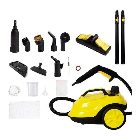 SE8620 High-Pressure Steam Cleaner 2000W 5 Bar 2.0L, Yellow