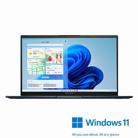 Ноутбук 15,6" ASUS Vivobook Pro 15 OLED M6500QC, Quiet Blue, AMD Ryzen 5 5600H, 16Гб/512Гб, Без ОС