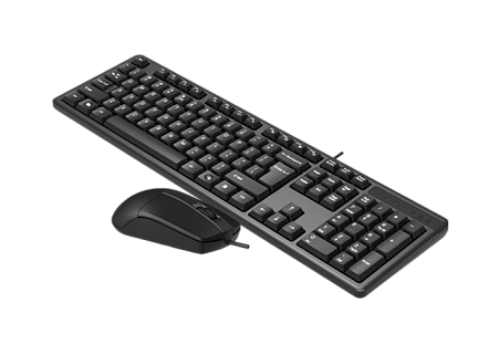 Keyboard & Mouse A4Tech KK-3330, 12Fn Keys, Laser Engraving, Splash Proof, 1200 dpi, 3 buttons, 1.5m Keyboard & Mouse A4Tech KK-3330, 12Fn Keys, Laser Engraving, Splash Proof, 1200 dpi, 3 buttons, 1.5m