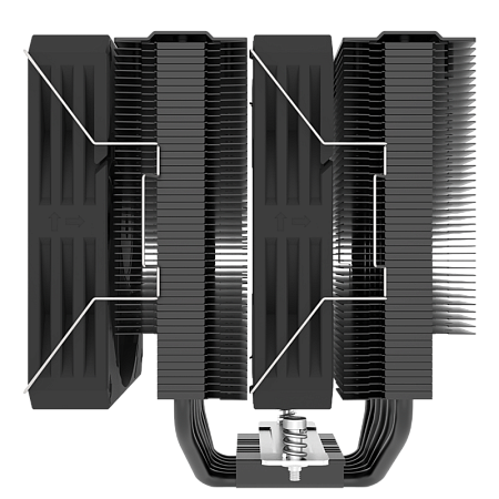 AC Gamemax "TWIN600 BK" (<38.6dBA, 800-2500RPM, 88.2CFM, 2x120mm, 6x6mm, 250W, 1120g.)