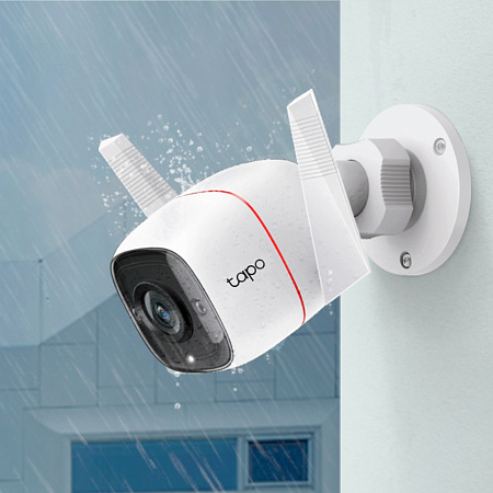 TP-Link Outdoor TAPO C310, 3Mpix,  f/2.2, Sensor 1/2.7", IP66, Wi-Fi/LAN Camera