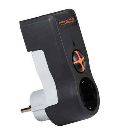 Surge  Protector Tuncmatik SurgePro 1 Outlet 525 joules, black color