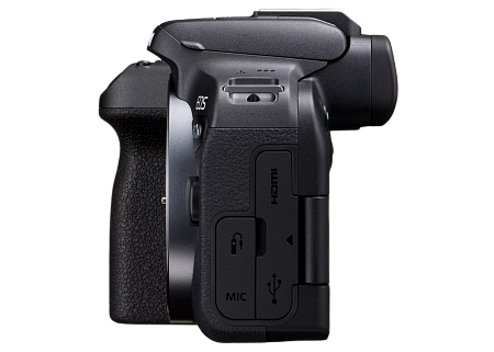 Беззеркальный фотоаппарат Canon EOS R10 + RF-S 18-45 IS STM & Adapter, Чёрный