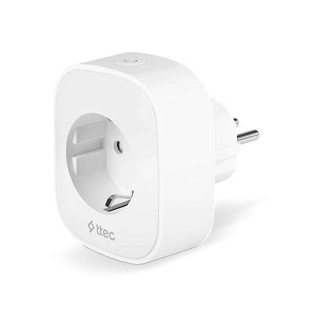 ttec Smart Plug Prizi 16A WiFi with Current Protection, White