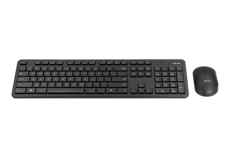 Wireless Keyboard & Mouse Asus CW100, 12 Fn keys, Slim, Low Profile, Low-noise, 800-1600dpi, 3 butto