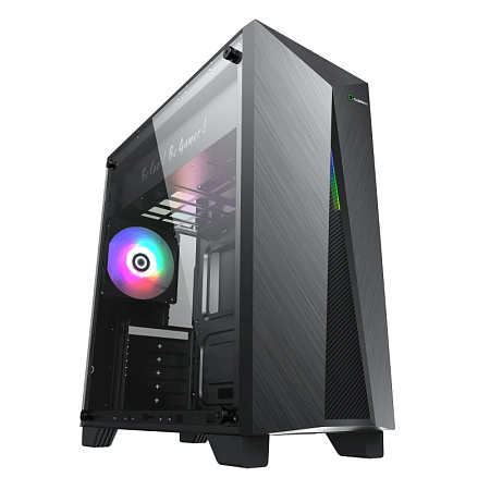 Case ATX GAMEMAX Nova N6, w/o PSU, 0.5mm, 1x120mm ARGB, ARGB LED strip, Tempered Glass, 1xUSB3.0, 1x