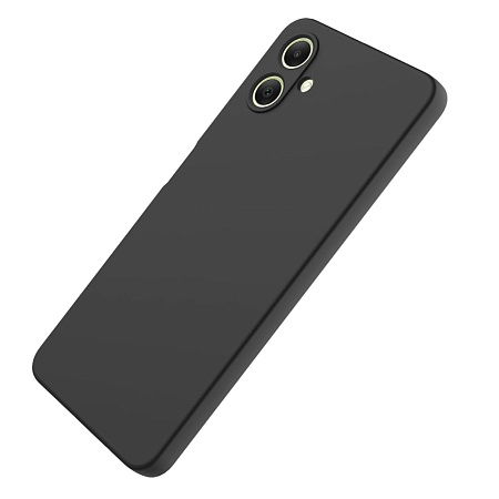 WOO Case Liquid Silicone Samsung A06, Black