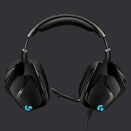 Gaming Headset Logitech G635, 50mm drivers, 20-20000Hz, 39 Ohm,93dB, RGB, 344g, 3.5mm/USB, Black