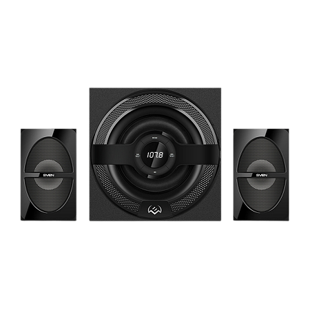 Speakers SVEN "MS-2085" SD-card, USB, FM, remote control, Bluetooth, Black, 60w/30w + 2x15w/2.1 Speakers SVEN "MS-2085" SD-card, USB, FM, remote control, Bluetooth, Black, 60w/30w + 2x15w/2.1