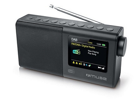 Портативное радио MUSE M-117 DB, Чёрный