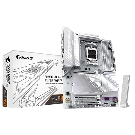Материнская плата Gigabyte B850 A ELITE WF7 ICE, AM5, AMD B850, ATX