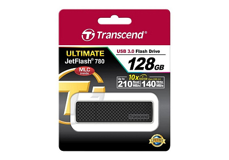 USB Flash накопитель Transcend JetFlash 780, 128Гб, Чёрный