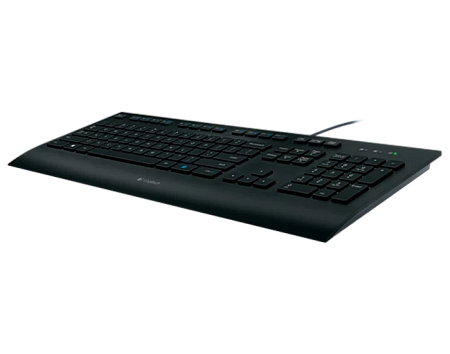 Клавиатура Logitech K280e, Проводное, Чёрный
