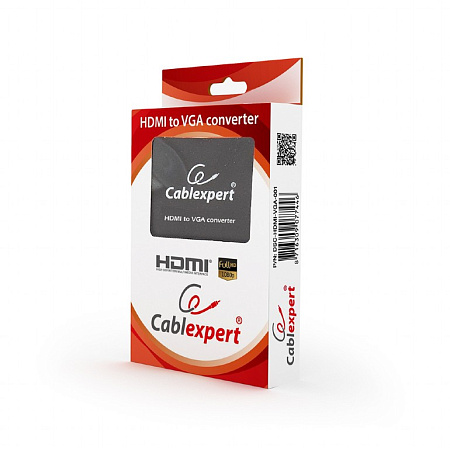 Адаптер Cablexpert DSC-HDMI-VGA-001, HDMI to VGA converter