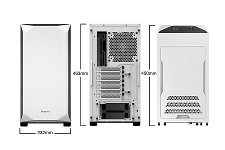 Case ATX be quiet! Pure Base 500, w/o PSU, 2x140mm, Insulation mats, PSU shroud, Dust filter, Temper