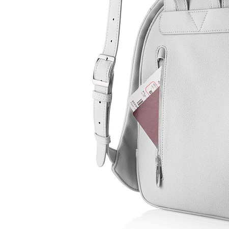 Backpack Bobby Elle, anti-theft, P705.220 for Tablet 9.7" & City Bags, Light Grey