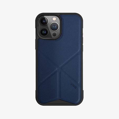 Uniq Case Hybrid Magclick Charging Transforma for iPhone 15 Pro, Blue