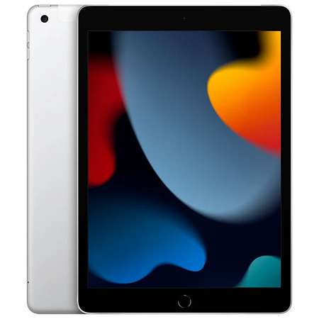 Планшет Apple iPad 10.2" (9th gen) A2604, WiFi + Cellular, 64Гб, Серебристый