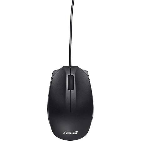 Mouse Asus UT280, 1000 dpi, 3 buttons, Ambidextrous, 80g ,0.9m, USB, Black