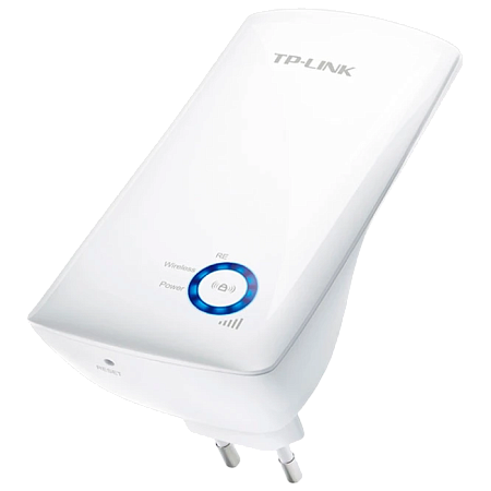 Wi-Fi N Range Extender TP-LINK "TL-WA854RE", 300Mbps, Integrated Power Plug