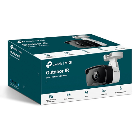 TP-Link Bullet Outdoor Network Camera "VIGI C330I", 4mm, 3MP, PoE, IP67