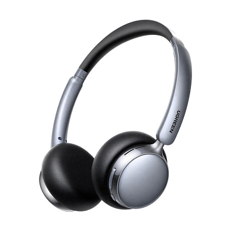 UGREEN Wireless Headphones Studio Plus Hybrid ANC | HP207, Silver-Black