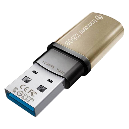 USB Flash накопитель Transcend JetFlash 820, 128Гб, Золотистый
