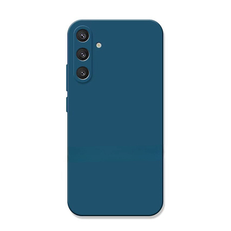 WOO Case Liquid Silicone Samsung S24FE, Blue